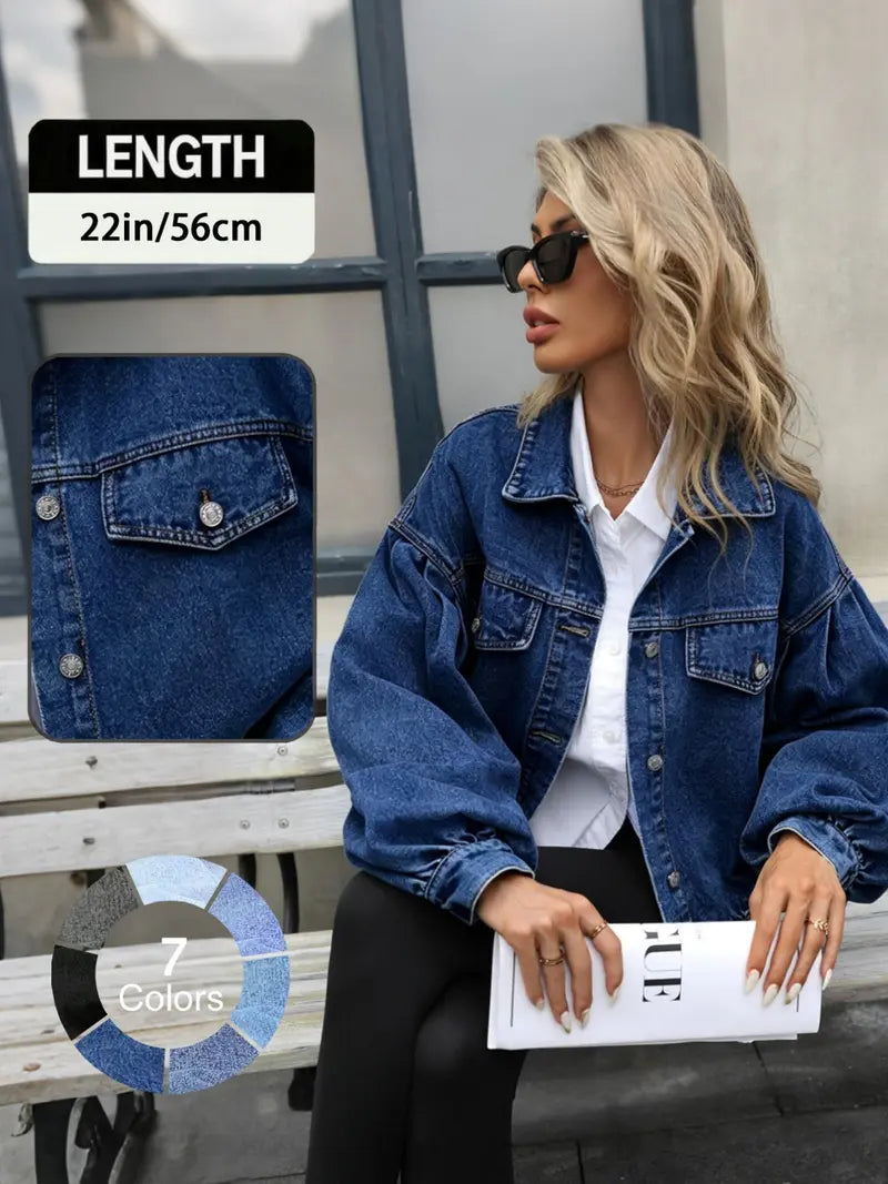 Veste en jean femme déchirée