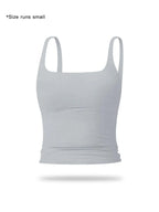 Débardeur de sport uni pour femme