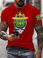 Men's Retro Resist Save The Forest Service Print T-Shirt