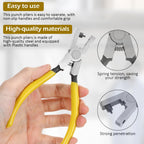 2PCS 2mm Leather Hole Punch Tool Watch Band Punches Plier, Hand Held Belt & Shoe Strap Puncher Tool, Handheld Wrist Belts Leather Hole Maker for DIY Craft & Fabric