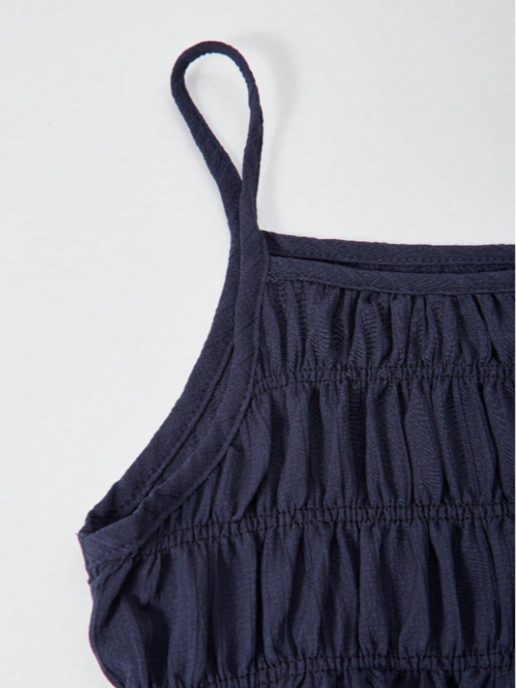 Completo da due pezzi da donna tinta unita: top con spalline sottili e pantaloni a gamba larga