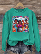 Women's  Retro Funny Proud Member Of Club We Do Not Care Menopause Perimenopause Print  Sweatshirt