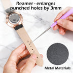 2PCS 2mm Leather Hole Punch Tool Watch Band Punches Plier, Hand Held Belt & Shoe Strap Puncher Tool, Handheld Wrist Belts Leather Hole Maker for DIY Craft & Fabric