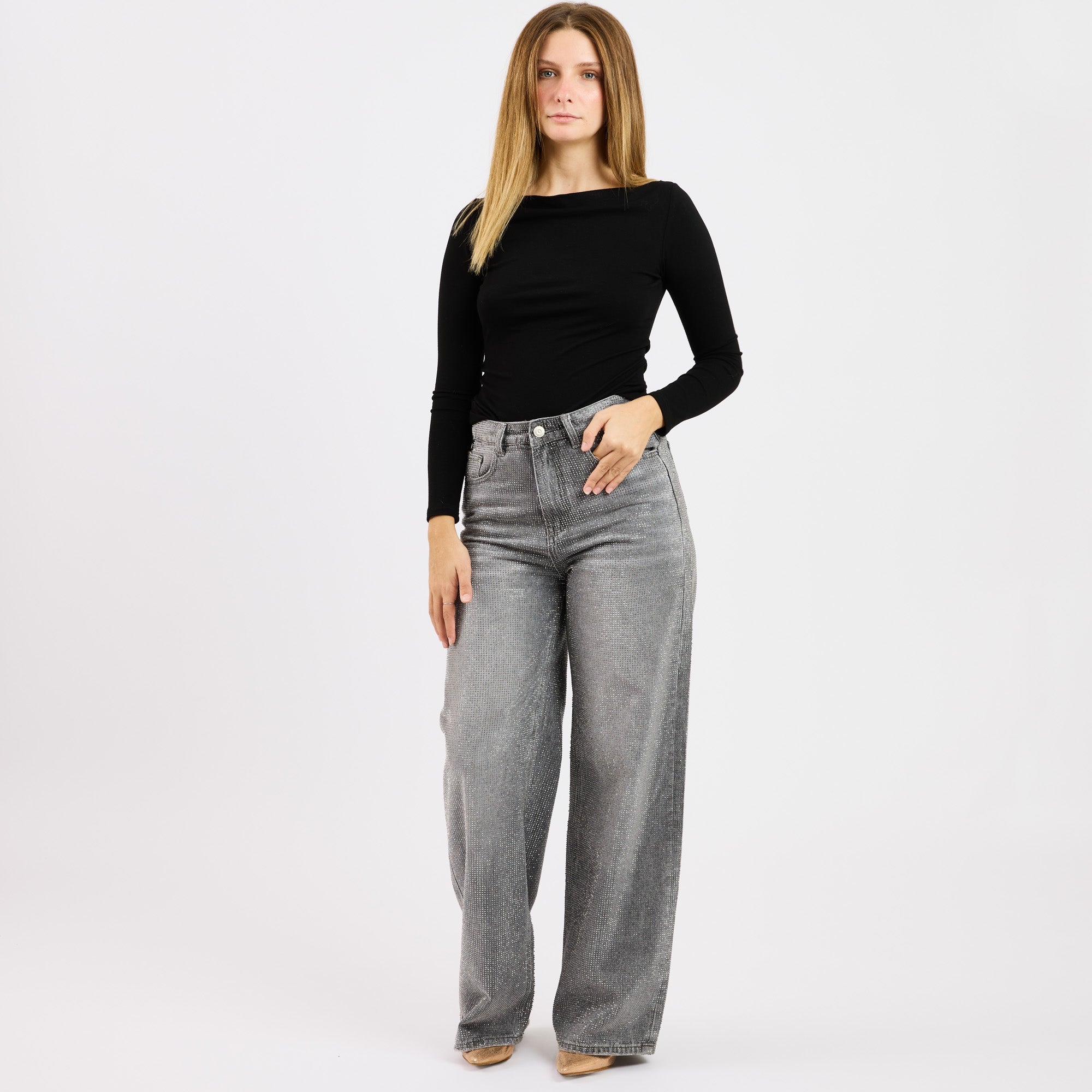 [2026.SOUL] Jeans Anna, con Brillantini