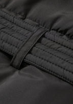 Veste longue boutonnée ceinturée, déperlante