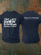 Men's Retro Last Show Print T-Shirt