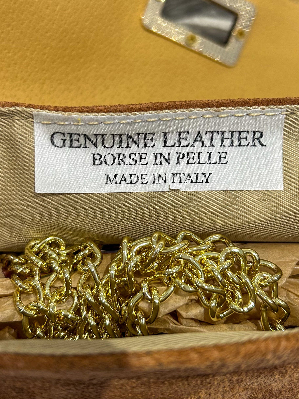 Mini sac en cuir véritable avec boucles en bois et accessoires dorés (10 coloris)