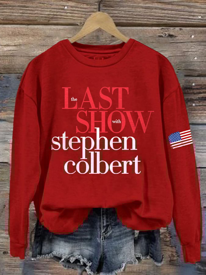 🔥Buy 3 Get 15% Off🔥Retro Last Show Print Sweatshirt