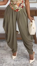 Ensemble décontracté débardeur et pantalon large pour femme