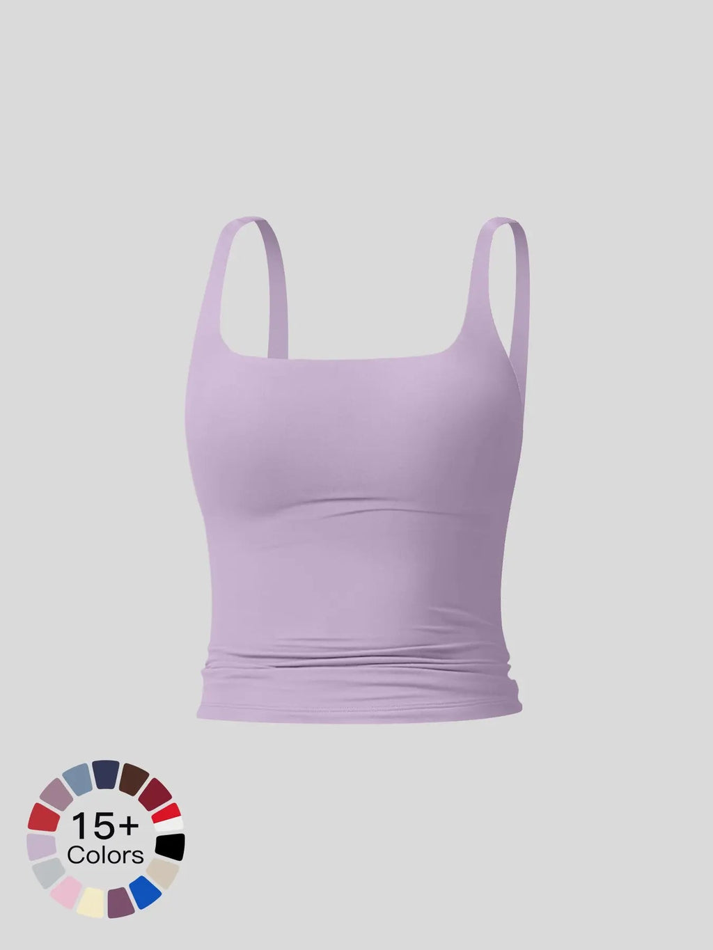 Débardeur de sport uni pour femme