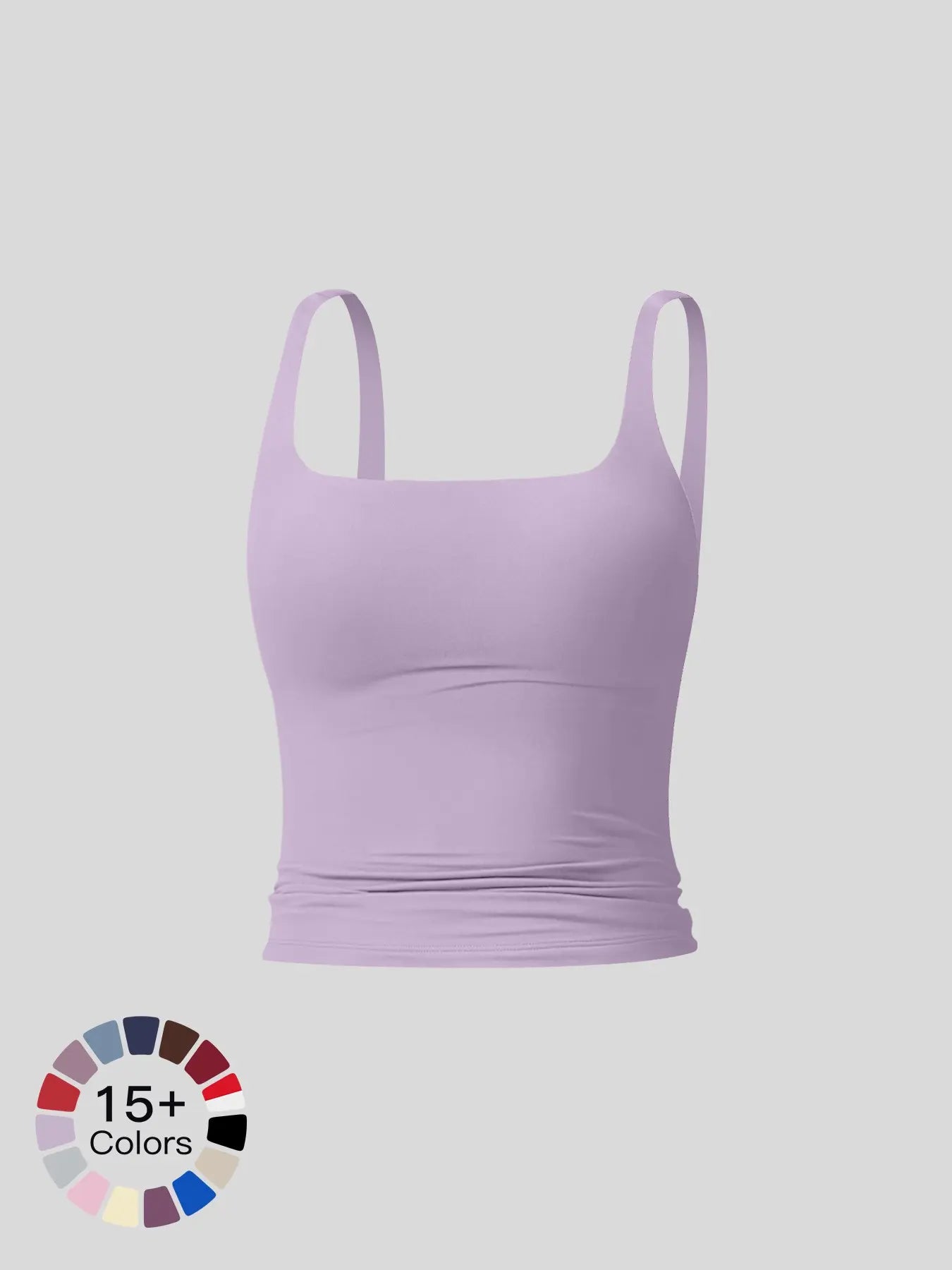 Débardeur de sport uni pour femme