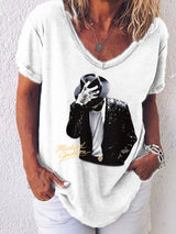 Women's  Fun Character Print T-Shirt