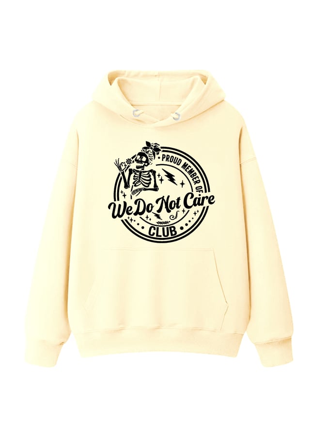 Women's  Retro Funny Proud Member Of Club Menopause Perimenopause  Print Casual  Hoodie