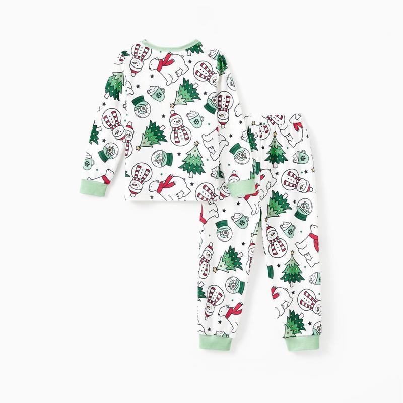Pigiama Natalizio Morbido ed Elastico Coordinato per Famiglia Set a Maniche Lunghe Pigiama Fantasia MAMA&DADA per Donne Uomini Coppie Adulti Bambini, Pigiama Carino, Pigiama Comodo, Resistente alle Fiamme, autumntok, wintertok, BFCM Early Bird