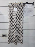 PANTALONE PALAZZO ROMBO