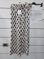 PANTALONE PALAZZO ROMBO