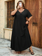 Robe d'été bohème grande taille pour femme