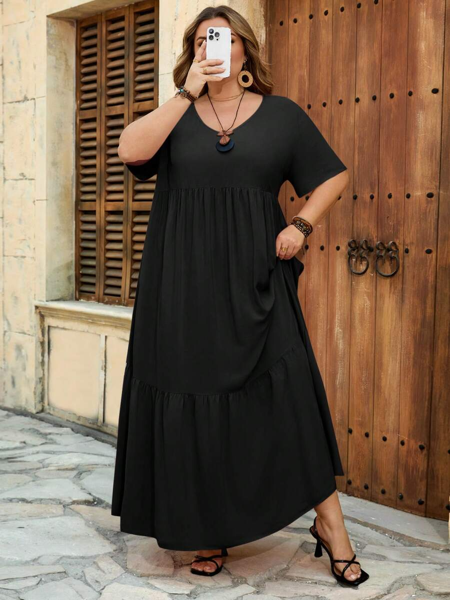 Robe d'été bohème grande taille pour femme