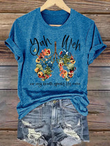 Women'S Casual Faith T-Shirt: "With Every Breath, We Speak His Name" Scripture Print Short-Sleeve Tee