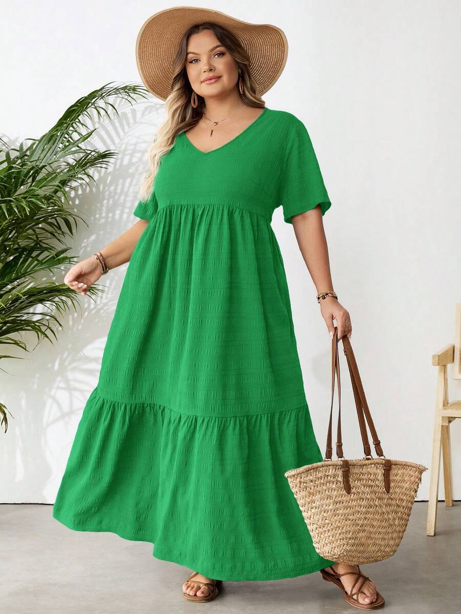 Robe d'été bohème grande taille pour femme