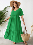 Robe d'été bohème grande taille pour femme
