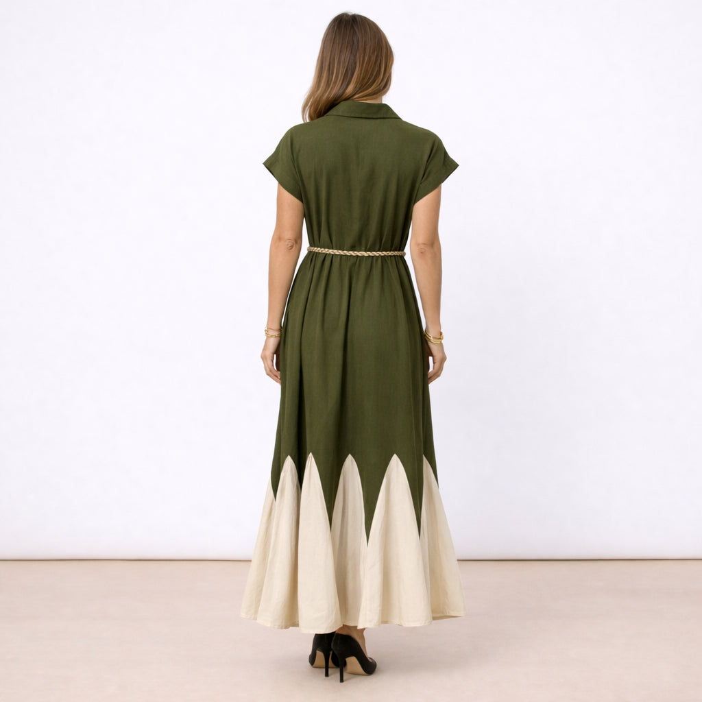 [2026.NOHO] Linen Shirt Dress with Rope Belt