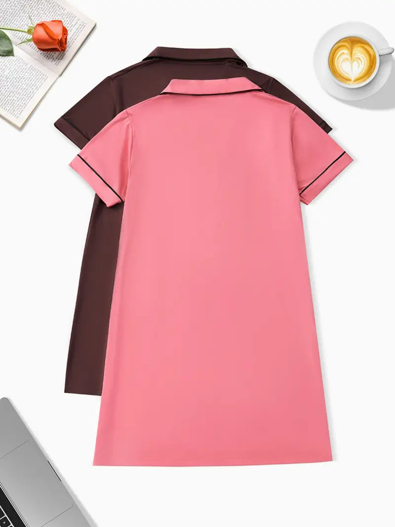 Ensemble nuisette pour femme, vêtements d'intérieur confortables, décontractés, minimalistes et ajustés, pyjama de printemps, d'été, d'automne, tenue d'intérieur pour femmes, ensemble 2 pièces