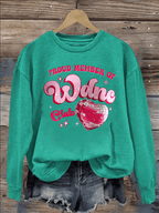 Women's Retro Funny Proud Member Of Club We Do Not Care Menopause Perimenopause Print  Sweatshirt