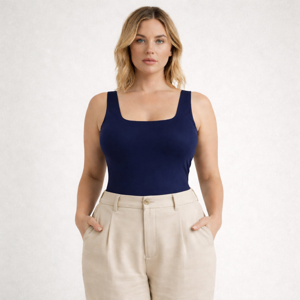 [2026.COUTURE] Body Modellante A Spalla Larga - Linea Curvy