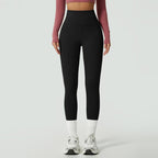 Giacca sportiva da donna con zip intera, maniche lunghe, vestibilità aderente, tessuto elasticizzato ad asciugatura rapida con fori per i pollici per corsa, yoga, palestra, allenamento, abbigliamento sportivo
