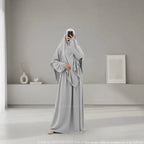 Prayer Set, 2-Piece Abaya Khimar in Jazz Fabric, Modest and Practical