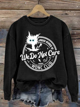 Retro Funny Proud Member Of  Print Sweatshirt