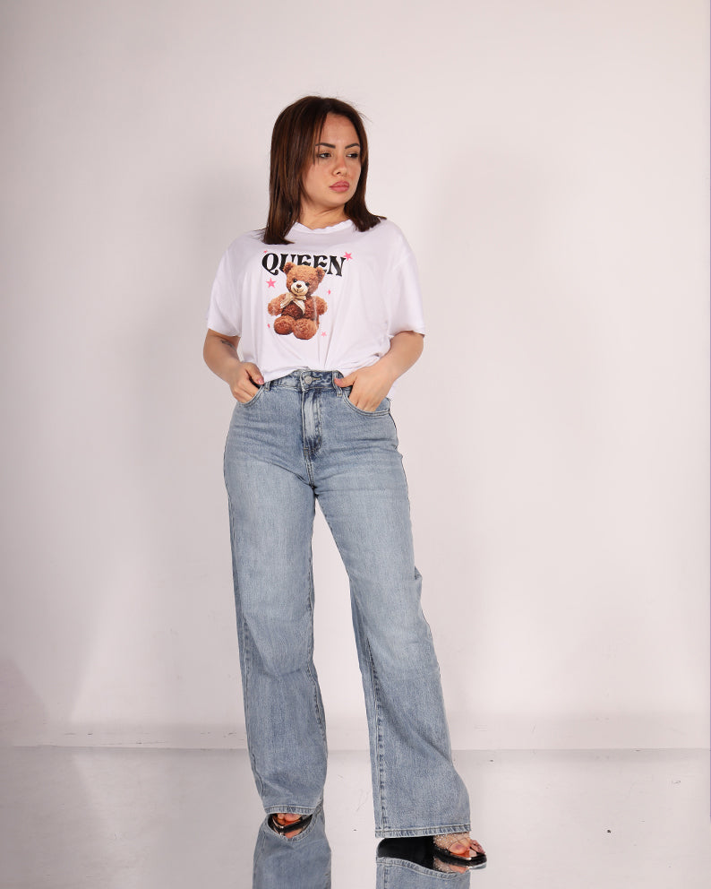 Jeans con Taschino Maculato
