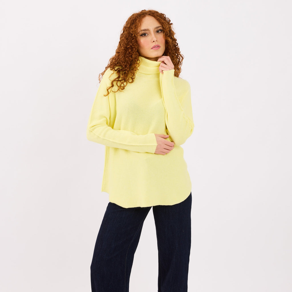 [2026] Charlie Max, Maglia Lunga Con Collo Alto Curvy
