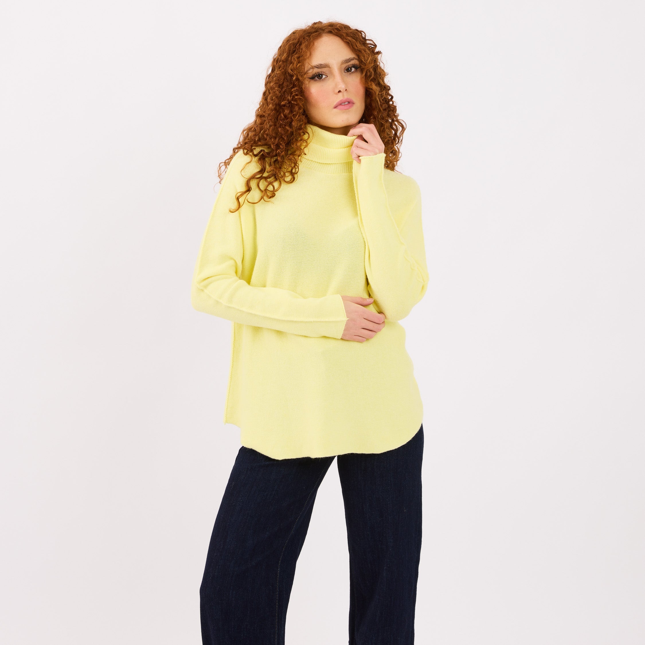 [2026] Charlie Max, Maglia Lunga Con Collo Alto Curvy