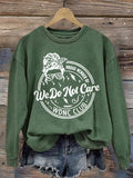 Felpa con stampa "Proud Member Of WDNC" stile retrò divertente