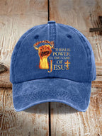 Unisex There's Power In The Name Of Jesus Baseball Cap