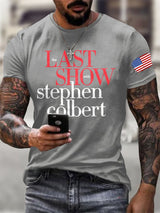 🔥Buy 3 Get 15% Off Men's Retro Last Show Print T-Shirt