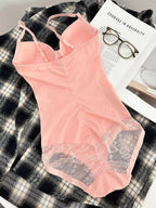 Body Gainant Amincissant Dos Nu Décolleté Plongeant pour Femme, Tailles XS-XXL, Style Décontracté, Design Uni, Portable Toute Saison