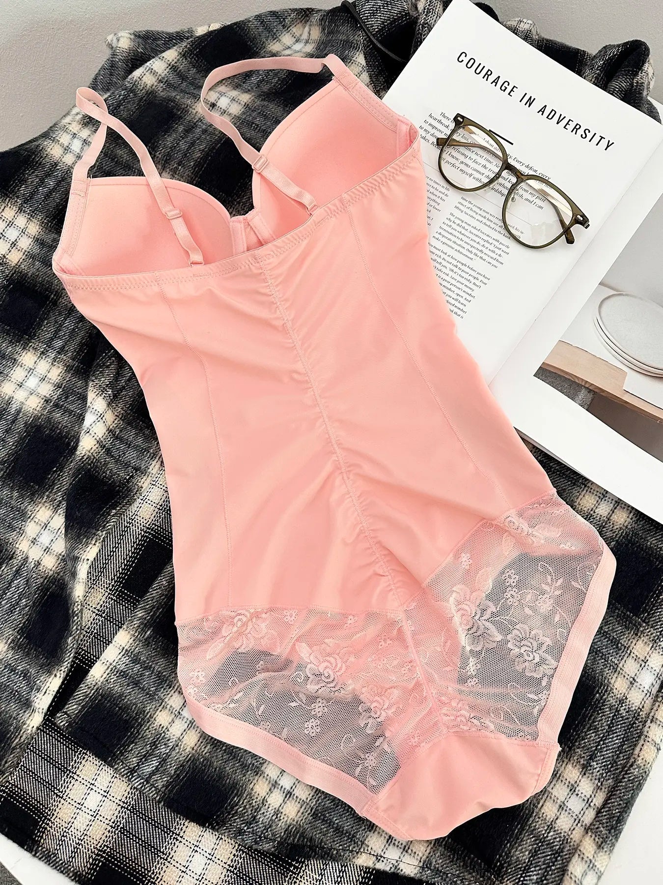 Body Gainant Amincissant Dos Nu Décolleté Plongeant pour Femme, Tailles XS-XXL, Style Décontracté, Design Uni, Portable Toute Saison