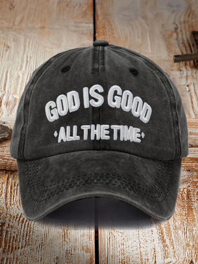 Unisex  gad is good ALL THE TIME  hat