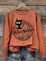 Retro Funny Proud Member Of  Print Sweatshirt