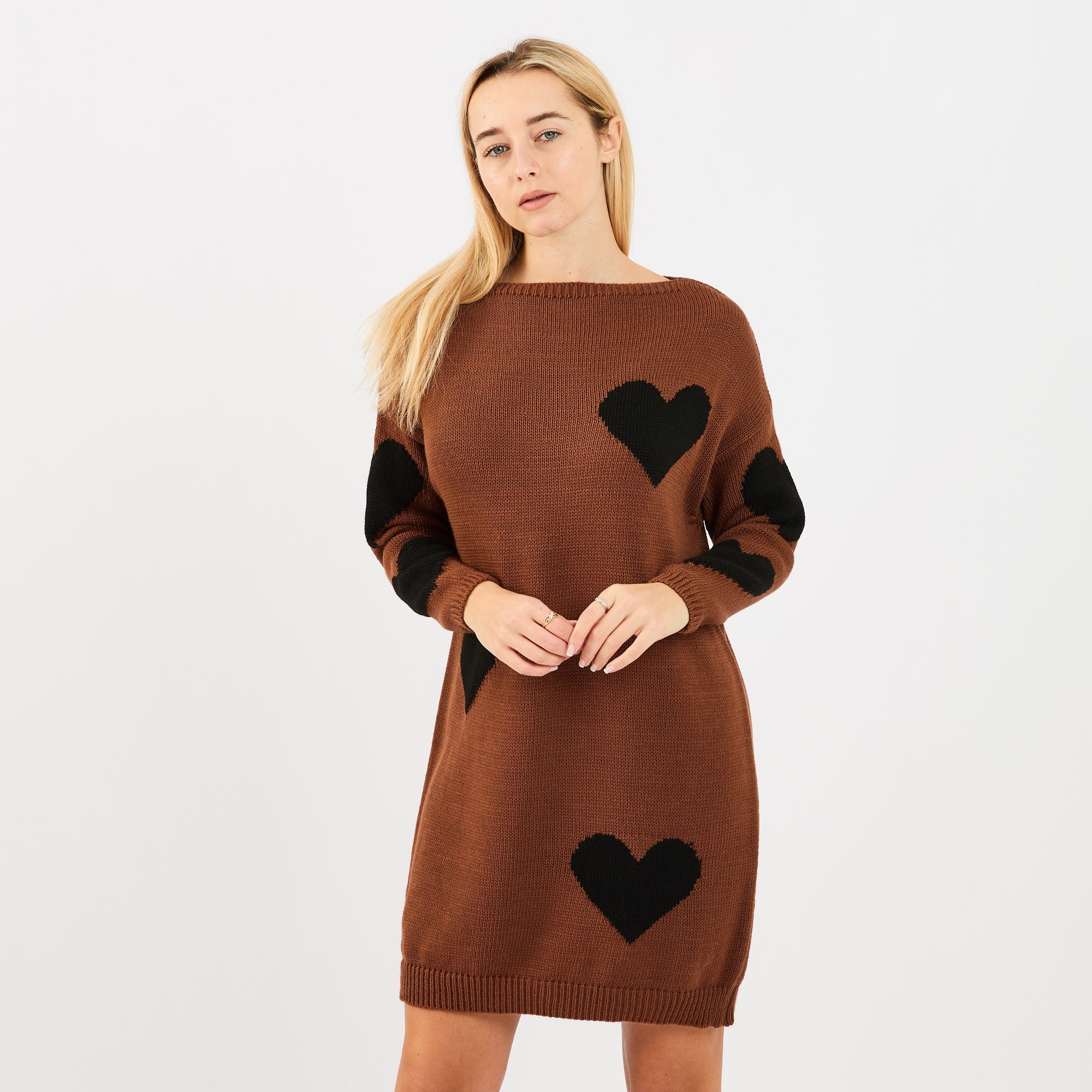 [2026.COUTURE] Vestito Love, In Maglia Con Cuori