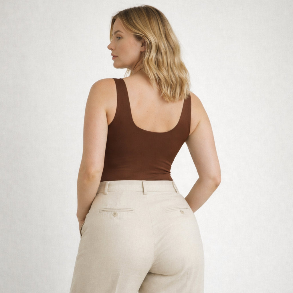 [2026.COUTURE] Body Modellante A Spalla Larga - Linea Curvy
