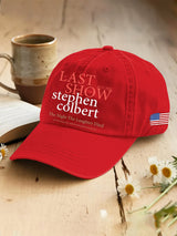 🔥Buy 3 Get 15% Off🔥Retro Last Show 05.21.2026 The Night The Laughter Died After The Opening Monol, Hopefully People Laughed During The Show Print Baseball Cap