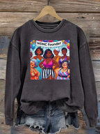 Women's  Retro Funny Proud Member Of Club We Do Not Care Menopause Perimenopause Print  Sweatshirt
