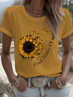 🔥Acquista 3 e ottieni il 15% di sconto🔥T-shirt stampata da donna WDNC per menopausa e perimenopausa