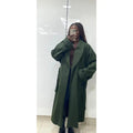 Trench-coat en laine avec ceinture