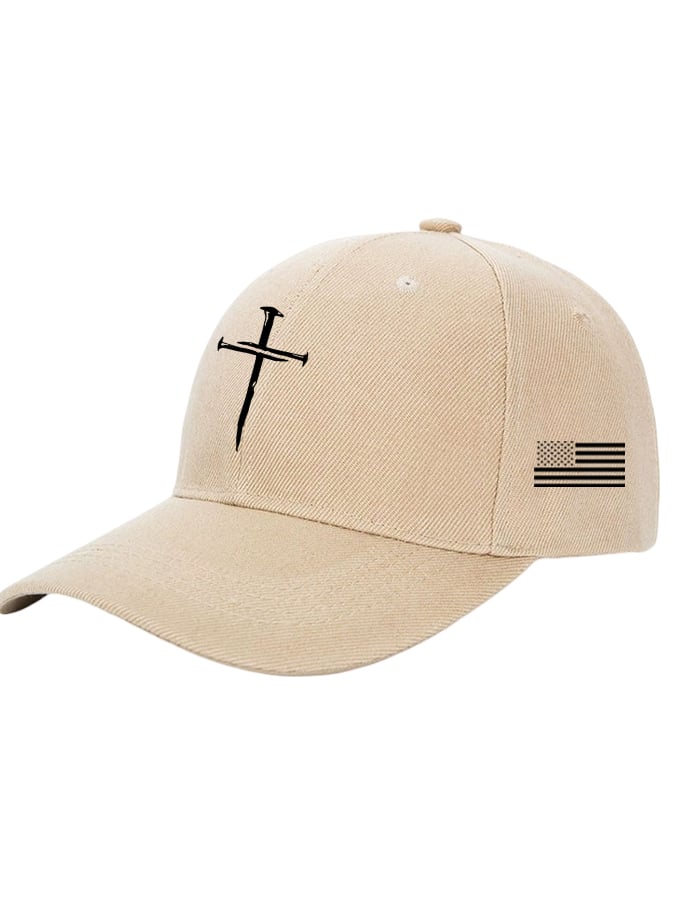 Berretto da baseball unisex con stampa a croce