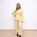 [2026.SOUL] Completo Con Blazer Drappeggiato E Pantalone